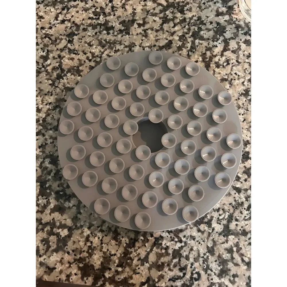 Dog Lick Mat, Anti-Choking Elevated Feeding Plate with Suction Cups, Interactive